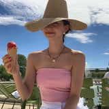 カラービーズネックレス