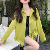 【6色展開】シアーオーバーシャツ