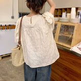 ギャザー半袖トップス