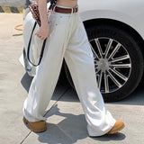 ハイウェストワイドパンツ