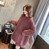 ガーリールーズニットセットアップ