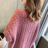 ガーリールーズニットセットアップ