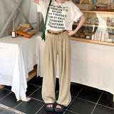 ハイウェストワイドパンツ