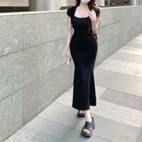 半袖カットソーマーメイドワンピース