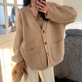 オーバーサイズVネックカーディガン