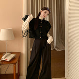 ダメージショートニットベスト