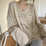 UネックプリントロンT