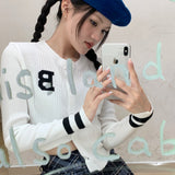 アルファベットライトカーディガン