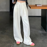 ハイウェストワイドパンツ