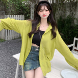 【6色展開】シアーオーバーシャツ