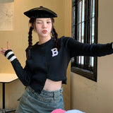 アルファベットライトカーディガン