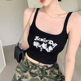 プリントキャミソール