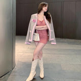 バイカラーロングジャケット