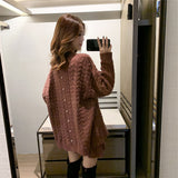 ガーリールーズニットセットアップ