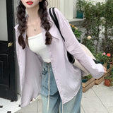 【6色展開】シアーオーバーシャツ