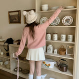 リボンカーディガン