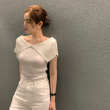 ビッグカラーサマーニット