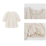 ギャザー半袖トップス