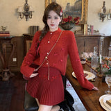 リボンカーディガン