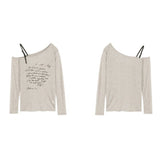 デザインロングTシャツ