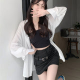 【6色展開】シアーオーバーシャツ