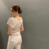 ビッグカラーサマーニット