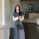 ダメージショートニットベスト