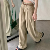 ハイウェストワイドパンツ