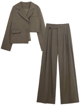 アシメジャケットセットアップ