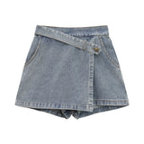 アシメデニムセットアップ