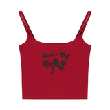 プリントキャミソール