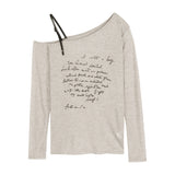 デザインロングTシャツ