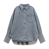 アシメデニムセットアップ