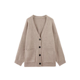 オーバーサイズVネックカーディガン