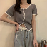 パイピングデザインカーディガン