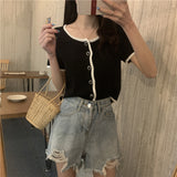 パイピングデザインカーディガン