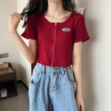 ワンポイントジップトップス