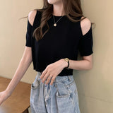 オフショルダーデザイントップス