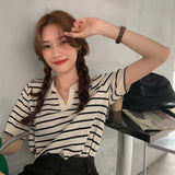 ボーダーポロシャツ