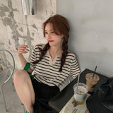 ボーダーポロシャツ