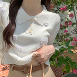 フラワーポロシャツ