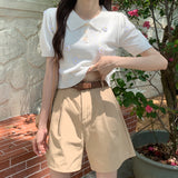 フラワーポロシャツ