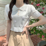 フラワーポロシャツ