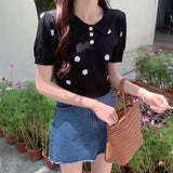 フラワーポロシャツ