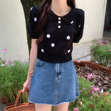 フラワーポロシャツ