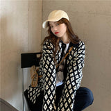 レトロチェックカーディガン