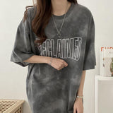 タイダイ柄レターTシャツ