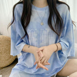 タイダイ柄レターTシャツ