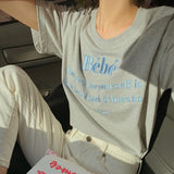 刺繍ロゴTシャツ