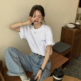 Californiaバックレター半袖Tシャツ